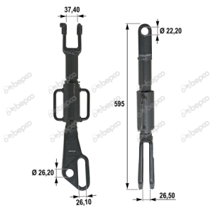 WIESZAK RAMION PODNOŚNIKA NEW HOLLAND TD5030 TD5040 TD5050 CASE JX80 JX90 JX95