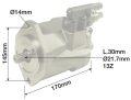 POMPA HYDRAULICZNA CASE IH MX100, MX100C, MX110, MX120, MX135, MX80C, MX90C (394268A1)