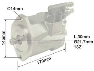 POMPA HYDRAULICZNA CASE IH MX100, MX100C, MX110, MX120, MX135, MX80C, MX90C (394268A1)