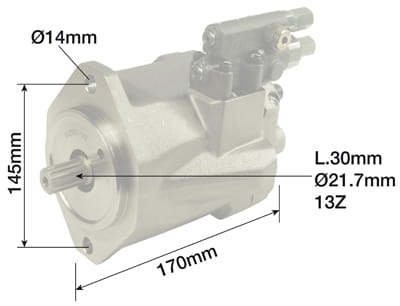 POMPA HYDRAULICZNA CASE IH MX100, MX100C, MX110, MX120, MX135, MX80C, MX90C (394268A1)