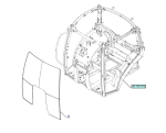 SZYBA PRZEDNIA PANORAMICZNA NEW HOLLAND T6030 T6050 T6070 T6090 T7 CASE PUMA 47739758