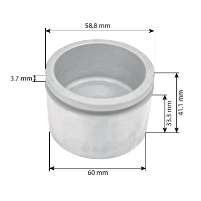 TŁOK CYLINDERKA HAMULCOWEGO RENAULT 103-12, 103-14, 106-14SP, 110-14, 113-12, 113-14, 120-14, 133-14, 145-14 (7701025830)