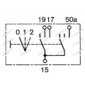 PRZYCISK ROZRUSZNIKA STARTER STACYJKA CASE 433, 533, 633, 733, 833, 743, 743XL, 644, 744, 844, 844S, 844XL, 745S, 745XL, 845 (3057998R93)