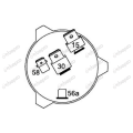 STACYJKA JOHN DEERE 1040, 1040V, 1140, 1140F, 1140V, 1640, 1640F, 2040, 2040S, 2140, 3040, 3140, 3640, 3640S, 840, 940, 940V, 1550, 1750, 1750V, 1850, 1850F, 1850N, 1850V, 1950, 1950N, 2650, 2650N, 2850, 3050, 3350, 3650 AL35864