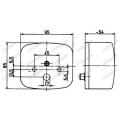 LAMPA TYLNA LEWA RENAULT 103-12, 103-14, 110-14, 113-12, 113-14, 120-14, 133-14, 145-14, 58-12LS, 58-14LS,61-12RA, 61-12RS, 61-14RA, 61-14RS, 65-12LS 7700003987