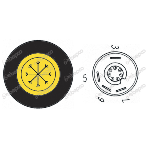 WŁĄCZNIK KLIMATYZACJI RENAULT 103-12, 103-14, 106-14SP, 110-14, 110-54, 113-12, 113-14, 120-14, 120-54 (7700004834, 7700011523)