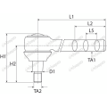 KOŃCÓWKA DRĄŻKA JOHN DEERE 1040V, 1140V, AL39019