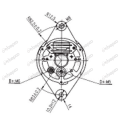 ALTERNATOR MASSEY FERGUSON 1618473M91, 1618474M91, 1618477M91, 1618478M91, 1699871T, 1874681M91, 1874758M92, 1875955M1, 1875955M91, 1895271M91, 1897264M91, 24123R, 3637264R91, LRA361