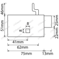 ZAMEK DRZWI MASSEY FERGUSON 230, 231, 233, 234C, 235, 240, 243, 244CF, 245, 250, 253, 254, 255, 260, 261, 263, 264T, 265, 273, 274, 275, 283, 284, 285, 3473297M91, 83909274, d6nn9421813a