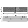 LAMPA TYLNA MASSEY FERGUSON 350, 355, 360, 362, 362N, 365, 375, 390, 398, 399, 1695847M92