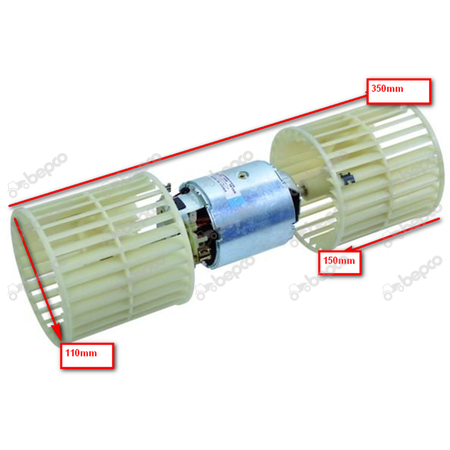 WENTYLATOR MASSEY FERGUSON 7499, 8110, 8120, 8130, 8140, 8150, 8160, 8170, 8180, 8210, 8220, 8240, 8250, 8260, 8270, 8280, 8450, 8460, 8470, 3907297M91 3310831M91, 3902321M91, S0492855