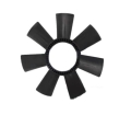 WENTYLATOR MASSEY FERGUSON 5445 , 5455 , 6150 , 6160 , 6170 , 6180 , 6235 , 6245 , 6255 , 6260 , 6265 , 6270, 3582657M2