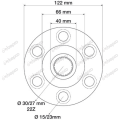 OBUDOWA FORD 8200, 8600, 8700, 9200, 9600, 9700, 8000, 9000, 8530, 8630, 8730, 8830, TW10, TW15, TW20, TW25, TW30, TW35, TW5 , 83913005, D8NNN778AA
