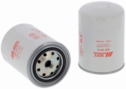 FILTR WODY UKŁADU CHŁODZENIA WE2074 (WF2074, 3100307, 80861361, P554074, 861361, 9901570, WC 7, 2414802, BW5074)