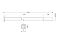 Oś dł. 1490mm Talerzówka-2921