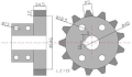 Koło B40 Kopaczka-855