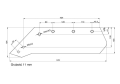 Eurolemiesz lewy 16" Kverneland. Vulcan pasuje śruba M12X34OV2 - 4 szt.-4719