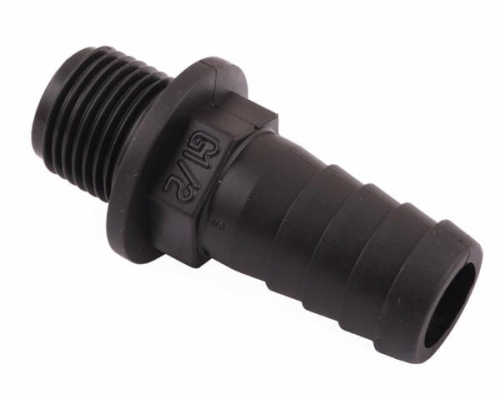Złączka węża prosta gwint zew. 1/2" na wąż 20mm ARAG-20391