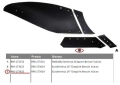 Eurolemiesz lewy 14" Gregoire-Besson Vulcan pasuje śruba M14X35PL - 4 szt.-5009