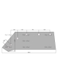 Eurolemiesz prawy 14" Gregoire-Besson Vulcan pasuje śruba M14X35PL - 4 szt.-5007