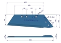 Lemiesz prawy SSP332 RABE Vulcan-14061