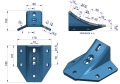 Uchwyt lemieszy 10mm Lemken Smaragd Vulcan-6147