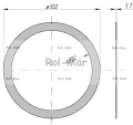 Uszczelka czaszy fi 121mm/110mm Opryskiwacz ( sprzedawane po 10 )-1284
