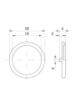 Membrana zaworu 0-104/087 E do głowicy AP 0-100/G07/P fi 24mm Opryskiwacz ( sprzedawane po 100 )-9932