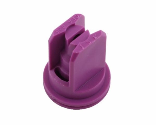 Rozpylacz płaskostrumieniowy antyznoszeniowy fioletowy strumień asymetryczny odchylony 13st Dysza CFAT ASJ ( sprzedawane po 20 )-19786