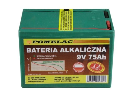Bateria alkaliczna 9V 75Ah do ECOSTOP-5653