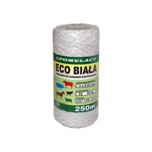 Plecionka ECO biała 250 m-15828