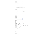 KOŃCÓWKA WTRYSKIWACZY CASE JX55, JX70U, JX75 500317390