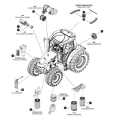 FILTR KABINY NEW HOLLAND TD5.85 TD5.95 TD5.105 TD5.115 CASE FARMALL DPF 47740750, 47744117, 84524359 SC70122
