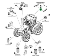 FILTR KABINY NEW HOLLAND TD5.85 TD5.95 TD5.105 TD5.115 CASE FARMALL DPF 47740749, 84524358, 47744116 SC70121