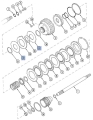 TARCZA HAMULCOWA 1995264C2 (CASE 5120 , 5130 , 5140 , 5150 , MX100 FORD 3230 , 3430 , 3930)