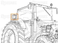 LAMPA ROBOCZA LED 4500lm TYLNY BŁOTNIK NEW HOLLAND T6 T7 T6010 T6020 T6030 T6050 T6070 T7040 T7050 T7060 CASE PUMA 84145807