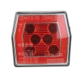 LED LAMPA ZESPOLONA, 630mm, Funkcje: 2, Tylna / Przeciwmgielna, Lewa/Prawa, 12-36V