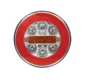 LED LAMPA ZESPOLONA, Funkcje: 3, Hamulec / Tylna / Kierunkowskaz, Lewa/Prawa, 12-36V