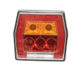 LED LAMPA ZESPOLONA, Funkcje: 4, Hamulec / Tylna / Kierunkowskaz / Tablica Rejestracyjna, Lewa/Prawa, 12-36V