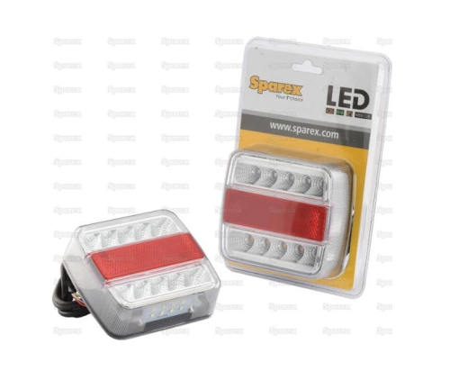 LED LAMPA ZESPOLONA, Funkcje: 4, Hamulec / Tylna / Kierunkowskaz / Tablica Rejestracyjna, Lewa/Prawa, 12V