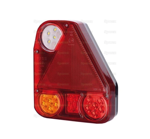 LED LAMPA ZESPOLONA, Funkcje: 4, Hamulec / Tylna / Obrysowa / Cofania, prawa, 12-24V