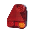 LED LAMPA ZESPOLONA, Funkcje: 4, Hamulec / Tylna / Obrysowa / Cofania, lewa, 12-24V