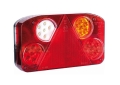 LED LAMPA ZESPOLONA, Funkcje: 6, Hamulec / Tylna / Obrysowa / Przeciwmgielna / Cofania / Tablica Rejestracyjna, prawa, 12-24V
