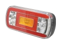LED LAMPA ZESPOLONA, Funkcje: 6, Hamulec / Tylna / Kierunkowskaz / Cofania / Tablica Rejestracyjna / Odblask, Lewa/Prawa, 12-36V