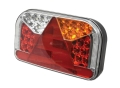 LED LAMPA ZESPOLONA, Funkcje: 7, Hamulec / Tylna / Kierunkowskaz / Przeciwmgielna / Cofania / Tablica Rejestracyjna / Odblask, prawa, 12-36V
