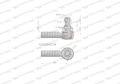 Przegub kierowniczy 106mm- M24x1,5 1531204C1 WARYŃSKI-65829