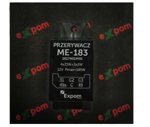 Przerywacz kierunkowskazów ME94. 83355934. PKJ-95 MF3/MF4/C-330M/C-385  EXPOM KWIDZYN EU