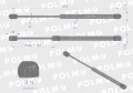 Siłownik dachu 16367957 pasuje do Zetora Proxima Forterra POLMO-86212