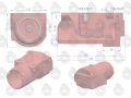 Cylinder podnośnika MF-4 ORYGINAŁ URSUS-63200