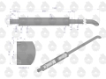 Tłumik 1590mm 6kg MF4 ORYGINAŁ URSUS-72776